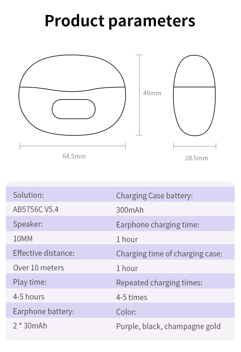 OWS-T12 AI Translation EarBuds