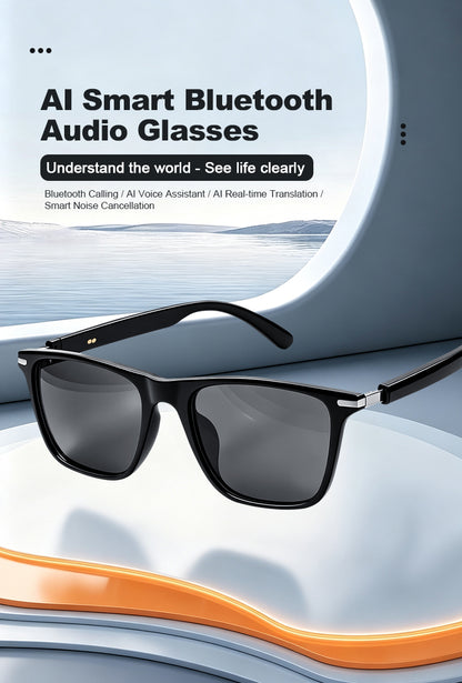 G08- Slim and Lightweight Smart Glasses- AI Powered Translation, AI Intelligent Assistant, Play Music, Smart Control