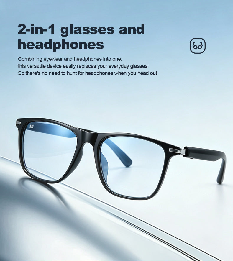 G08- Slim and Lightweight Smart Glasses- AI Powered Translation, AI Intelligent Assistant, Play Music, Smart Control