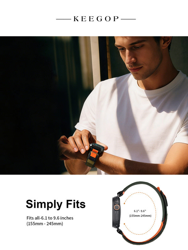 Nylon watch strap