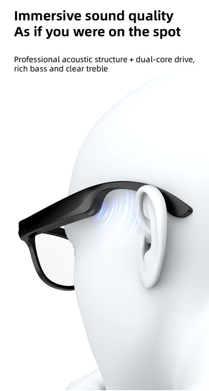 WK103 AI Smart Glasses with Camera, AI Real-Time Interpretation, WIFI Data Transmission