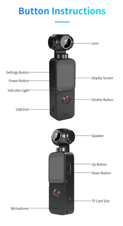 PX3 5K Ultra HD Pocket Sport Camera