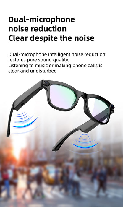 WK103 AI Smart Glasses with Camera, AI Real-Time Interpretation, WIFI Data Transmission