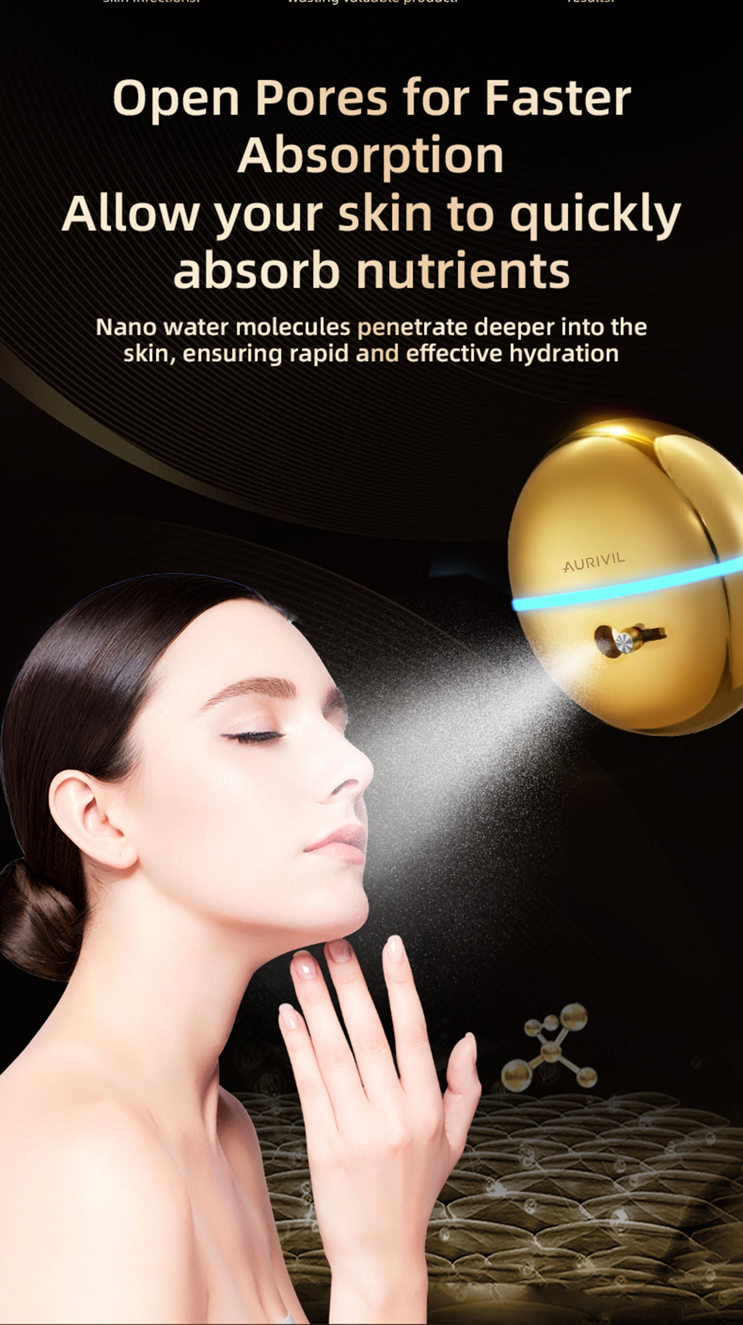 Electric Nano Skin Face Mist Sprayer (Model FFM902)