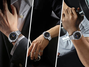 Stainless steel watch strap