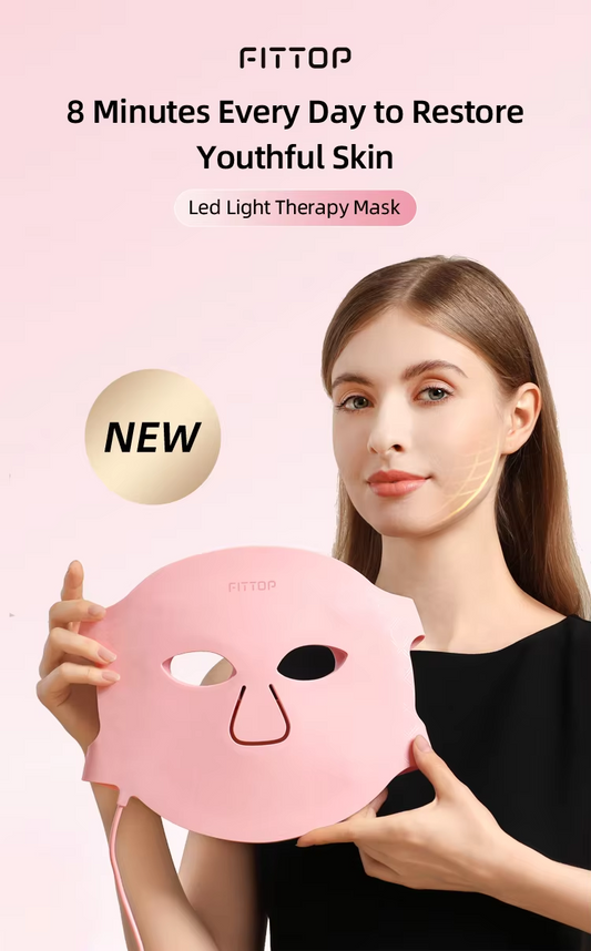 New Gold Collagen LED Light Therapy Beauty Mask Model FCM902