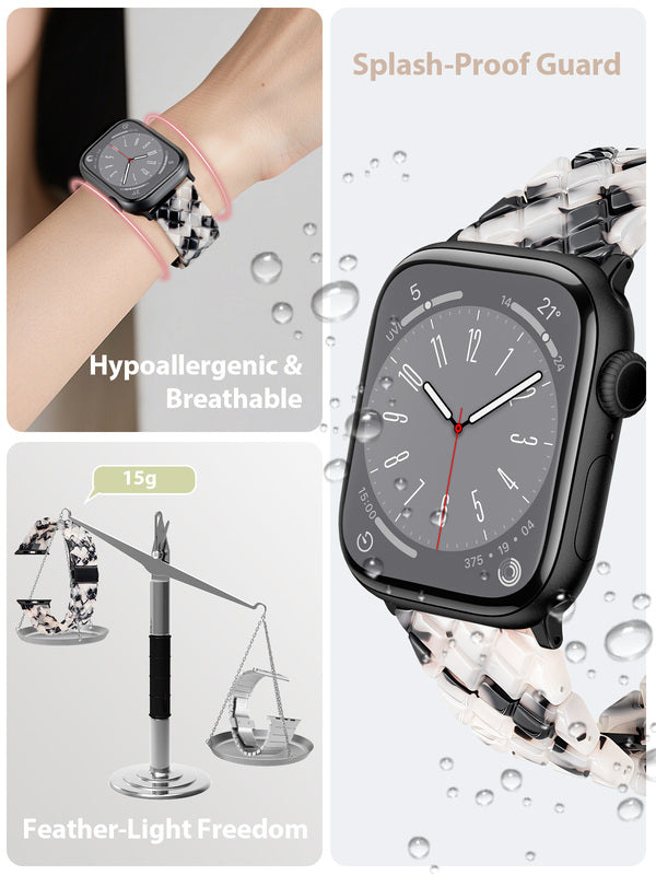 Rhombic resin strap