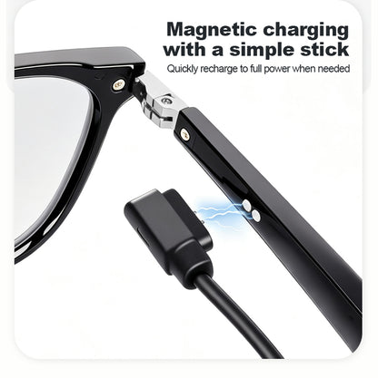 G08- Slim and Lightweight Smart Glasses- AI Powered Translation, AI Intelligent Assistant, Play Music, Smart Control