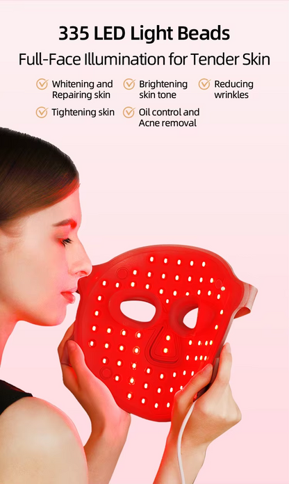 New Gold Collagen LED Light Therapy Beauty Mask Model FCM902