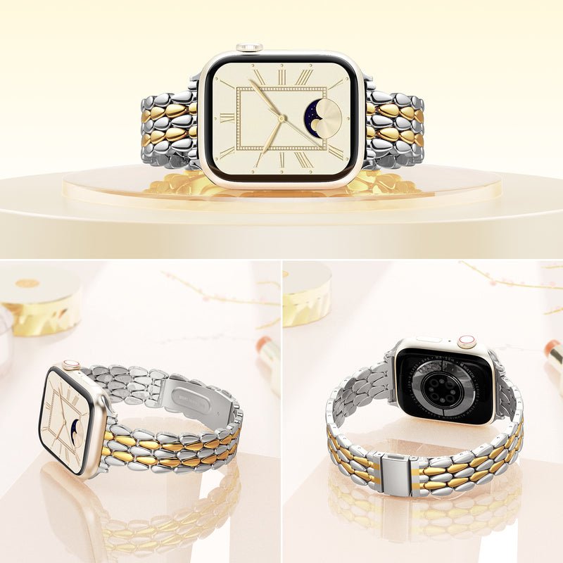 Interjin stainless steel watch strap