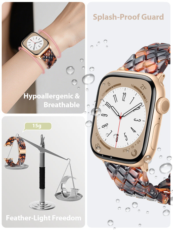 Rhombic resin strap
