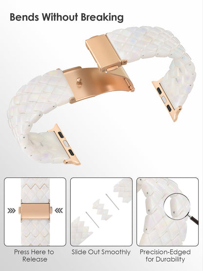 Rhombic resin strap