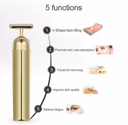 T-Shaped Massager Vibration Facial Beauty Stick (model FLF921)