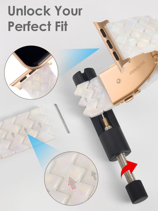 Rhombic resin strap