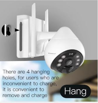 VStar BG69-TZ 4G Wi-Fi Solar Security Camera 3MP HD with AI Motion & Night Vision