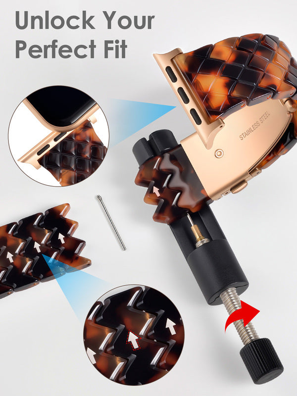Rhombic resin strap