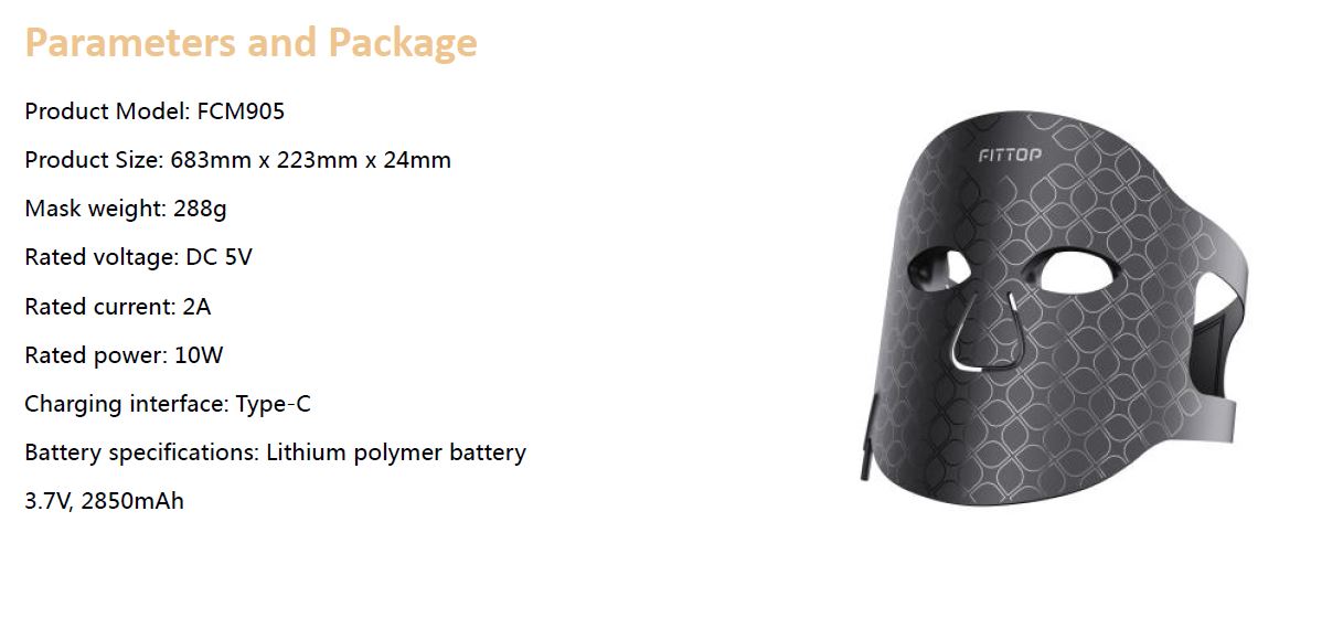 5 LED Face Mask Model FCM905