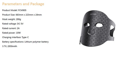 5 LED Face Mask Model FCM905