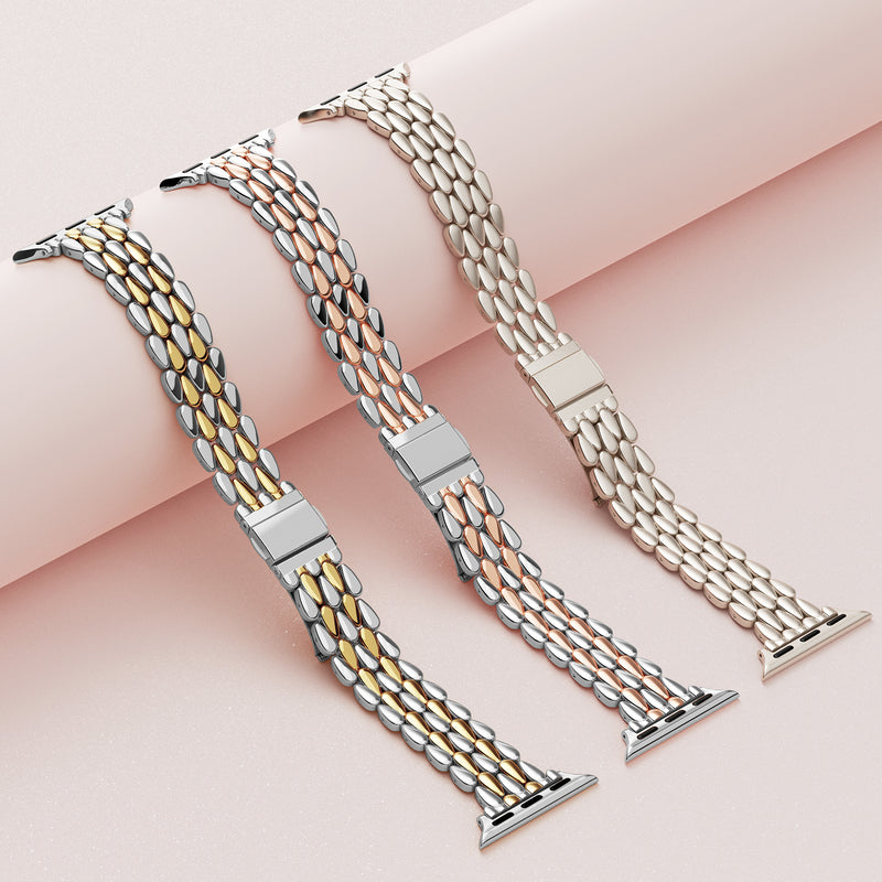 Interjin stainless steel watch strap