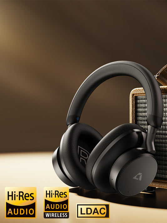 E800 Pro Hybrid Digital Noise Cancelling Over‑Ear Headphones