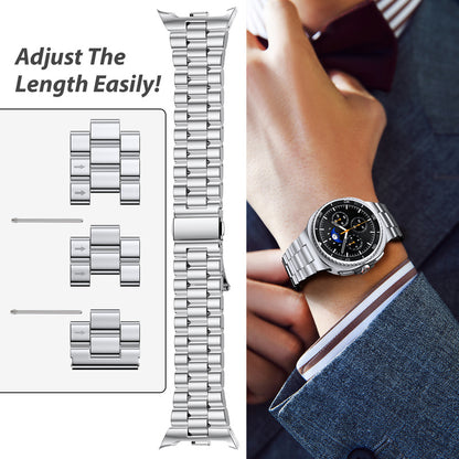Stainless steel watch strap