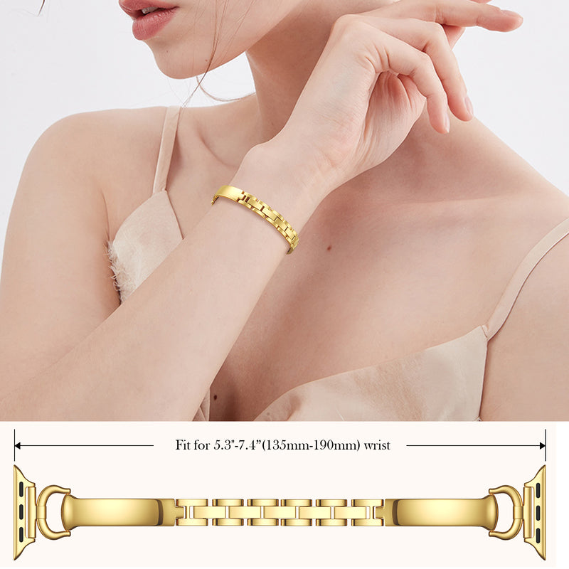 D-shaped buckle strap with curved design