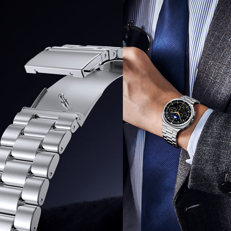 Stainless steel watch strap