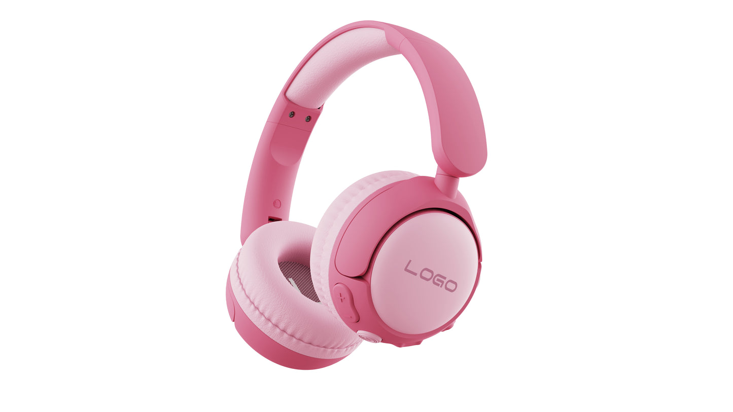 Kids Bluetooth Headphones Model A90 Dark Pink & Pink
