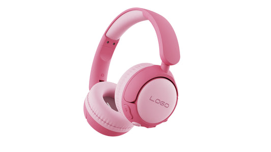 Kids Bluetooth Headphones Model A90 Dark Pink & Pink