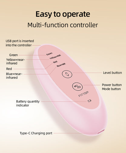 510K Certified LED Face Red Light Therapy Mask  (model FCM906)