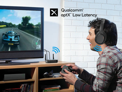 1Mii B06TX Bluetooth Transmitter Audio Aptx LL HD Dual Link Coaxial Optical RCA 3.5mm Aux Wireless