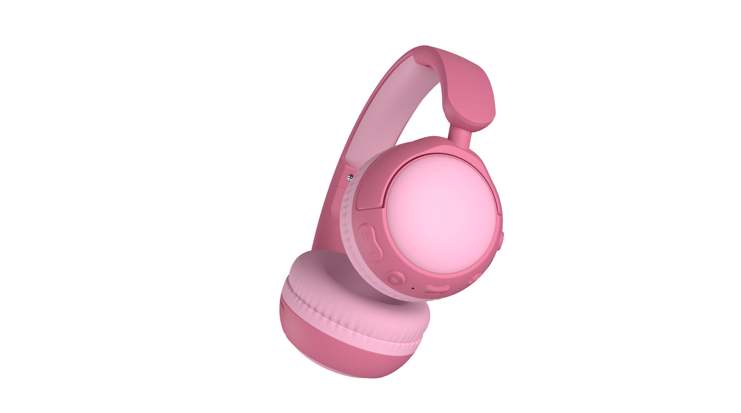 Kids Bluetooth Headphones Model A90 Dark Pink & Pink
