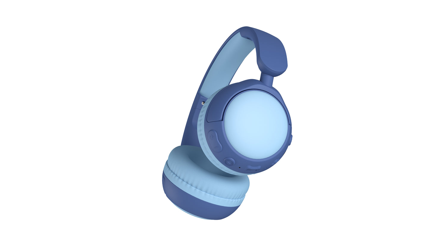 Kids Bluetooth Headphones Model A90 Dark Blue & Light Blue