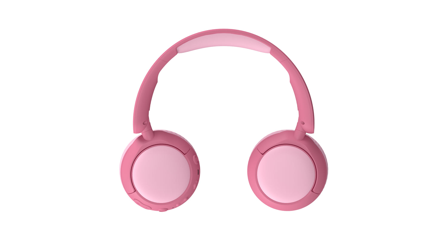 Kids Bluetooth Headphones Model A90 Dark Pink & Pink
