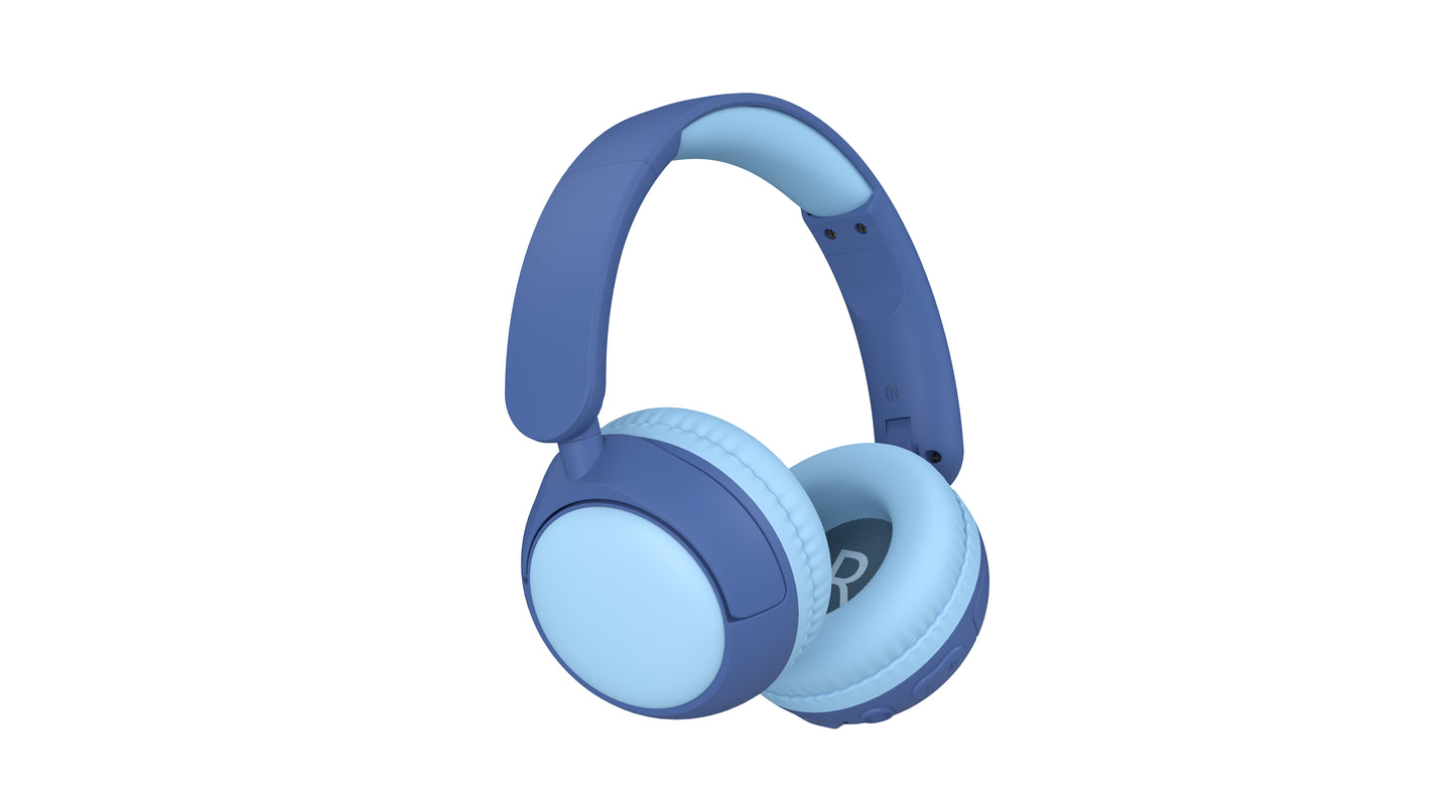Kids Bluetooth Headphones Model A90 Dark Blue & Light Blue