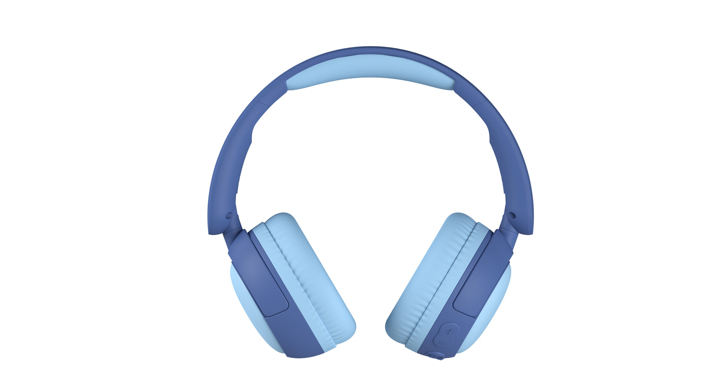 Kids Bluetooth Headphones Model A90 Dark Blue & Light Blue