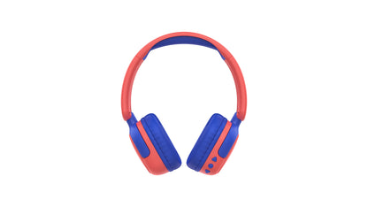 Kids Bluetooth Headphones Red & Blue Model KHO7 Ages 3-8