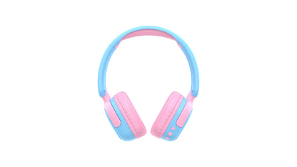 Kids Bluetooth Headphones Blue & Pink Model KHO7 Ages 3-8