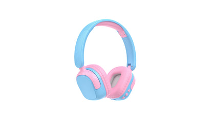 Kids Bluetooth Headphones Blue & Pink Model KHO7 Ages 3-8