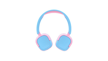 Kids Bluetooth Headphones Blue & Pink Model KHO7 Ages 3-8