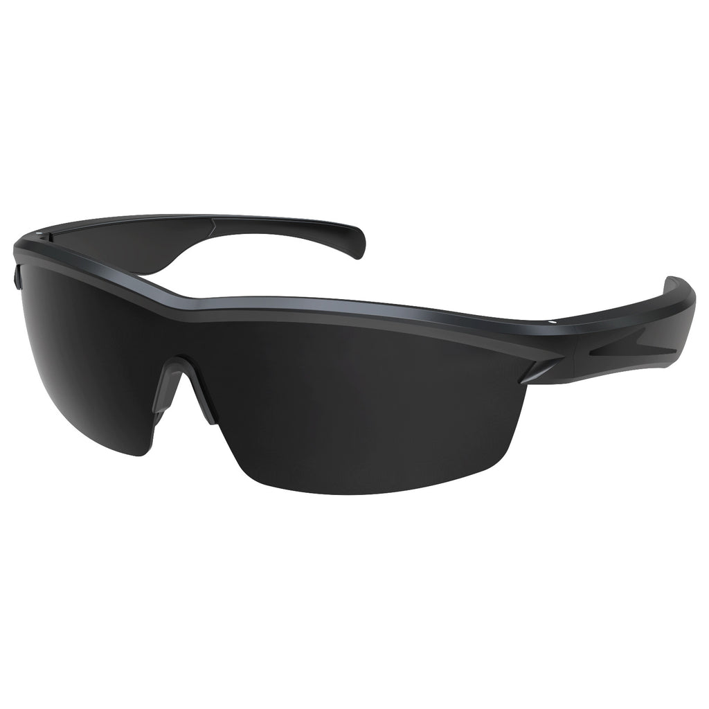 Black Smart Bluetooth Sport glasses on a white background