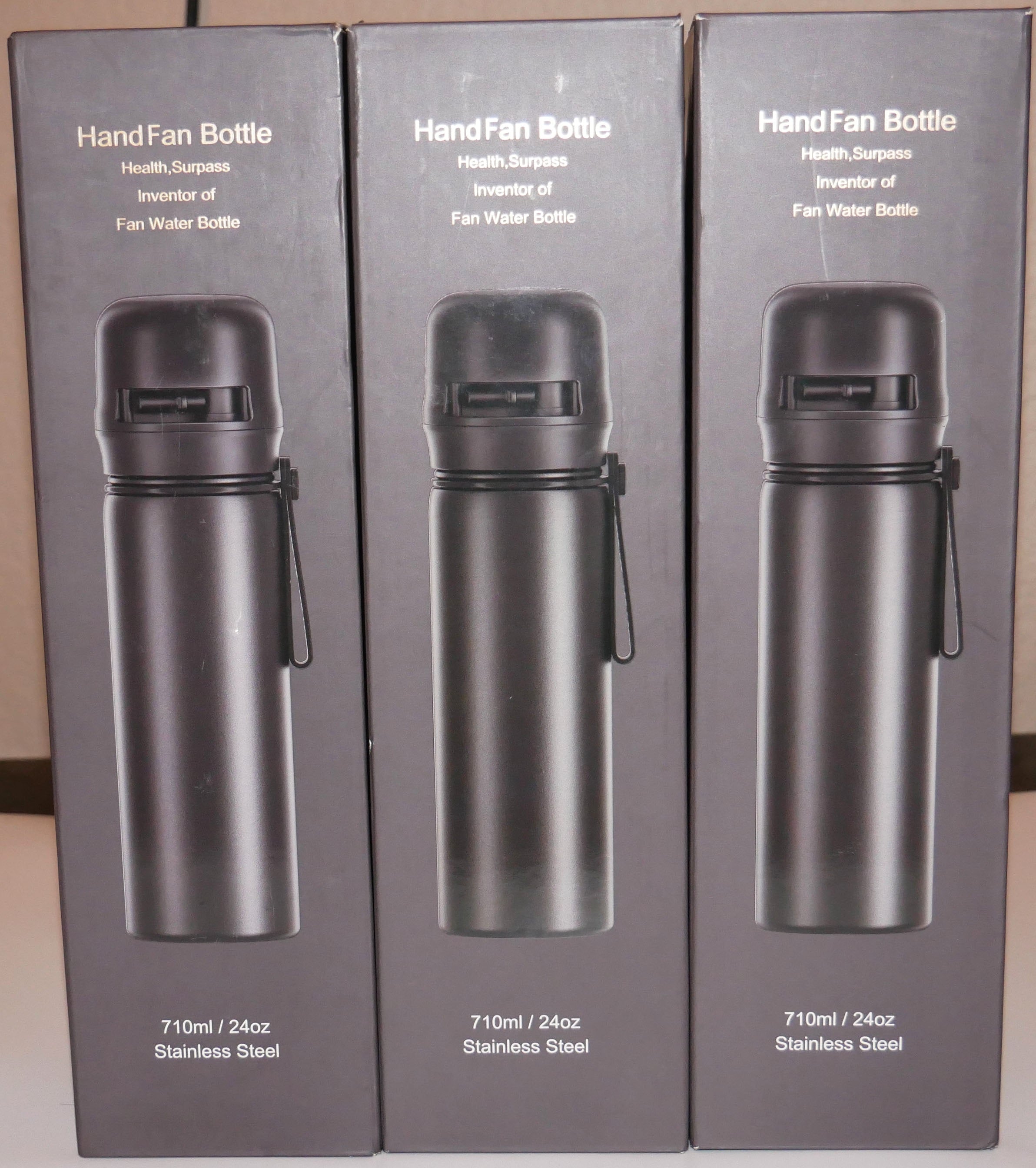 Rechargeable Fan Bottle with Lasor Professional Golf Collectors Logo