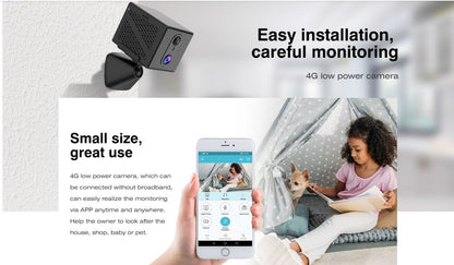 CB70W Security Camera  Descriptions 4G low power camera with smartphone app for monitoring, easy installation, and small size.