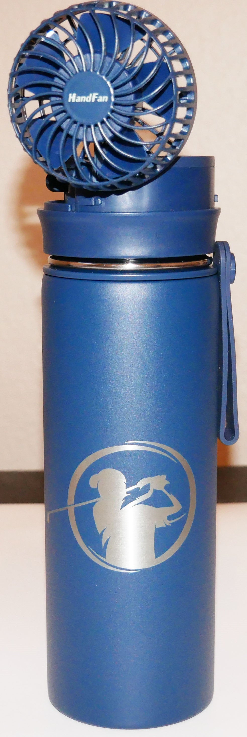 Rechargeable Fan Bottle with Lasor Professional Golf Collectors Logo