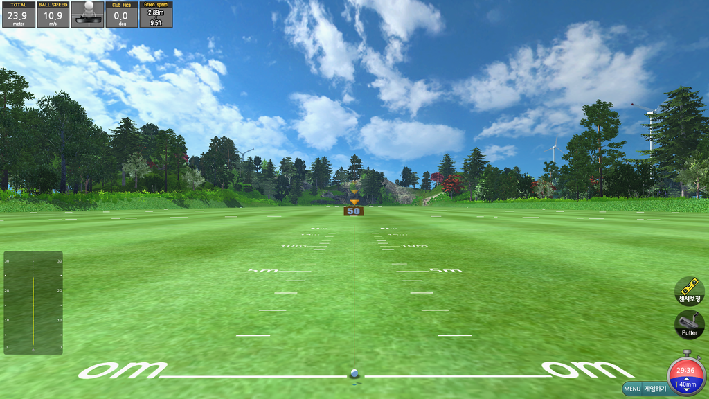 Golf Putter Simulator – Giga Lot Health Indoor Smart Putting Practice