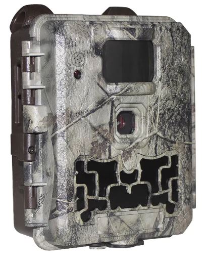 gray Camouflage patterned wildlife  KeepGuard KW561 camera on a white background