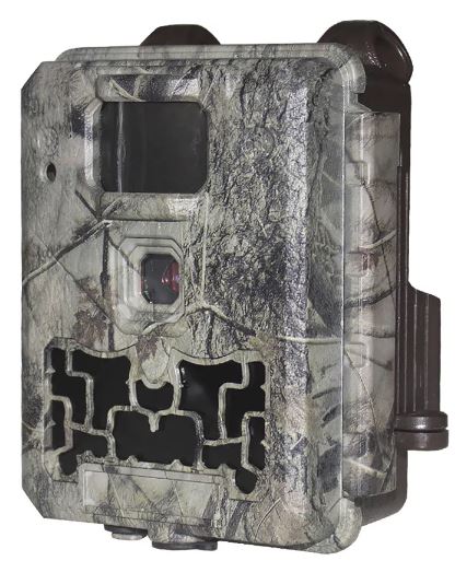 Camouflage patterned wildlife KeepGuard KW561 camera on a white background
