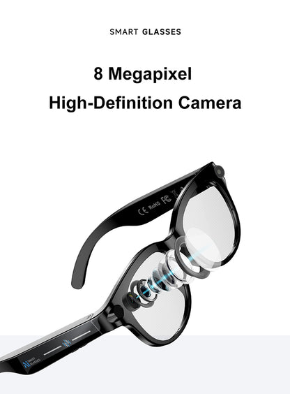 M89-S Smart Sunglasses with Camera, AI Translation, Object Info and Music