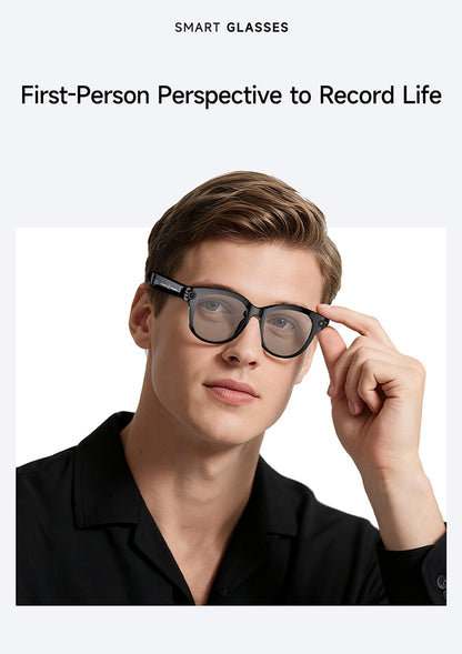 M89-S Smart Sunglasses with Camera, AI Translation, Object Info and Music