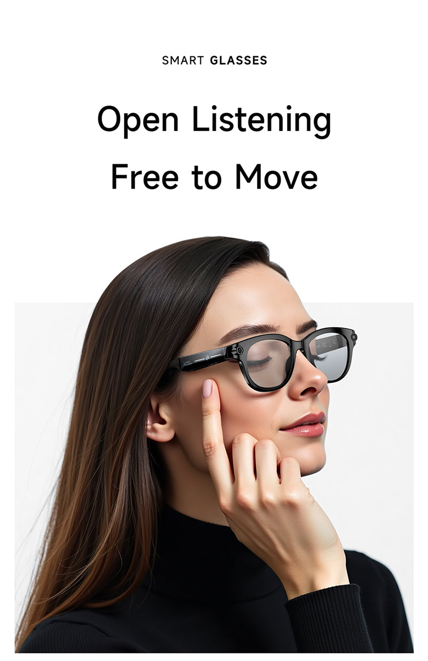 M89-S Smart Sunglasses with Camera, AI Translation, Object Info and Music